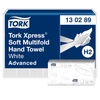 Kép 1/3 - TORK 120289 Xpress Soft Advanced Multifold hajtogatott kéztörlő papír, 2 rétegű, 21x26 cm/lap, fehér (180 lap/csomag, 21 csomag/karton)