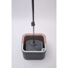 Kép 5/6 - Spin Mop forgófejes felmosószett lapos moppal (vödör + nyél + facsaró + mop)