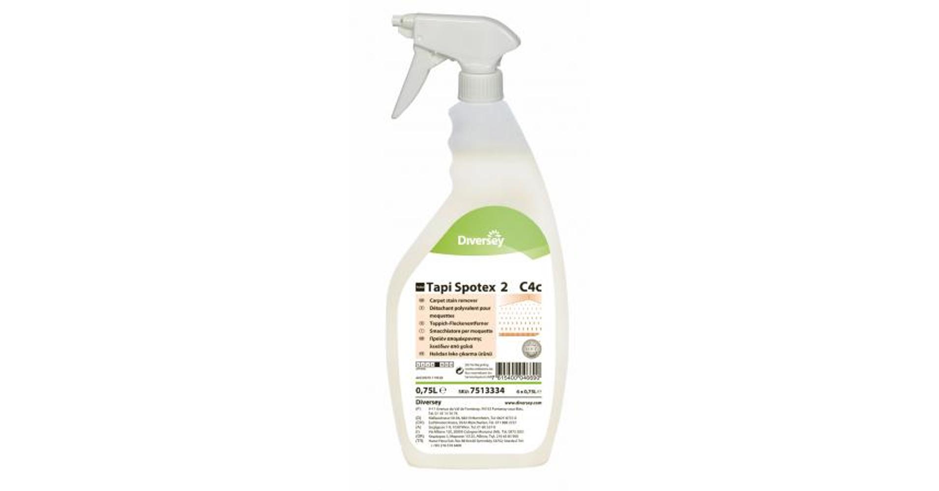 Diversey Taski Tapi Spotex 2 folyékony szőnyeg-folttisztító spray, 750 ml