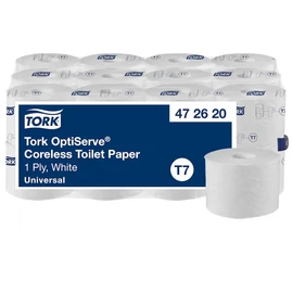 Tork 472620 OptiServe® belsőmag nélküli Mid-size toalettpapír,1 rétegű, fehér, 24 tek/karton