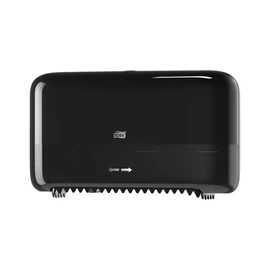 Tork 558048 OptiServe® belsőmag nélküli 2 tekercses toalettpapír adagoló Fekete