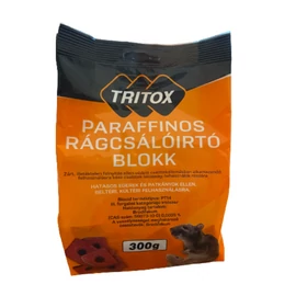 Tritox paraffinos rágcsálóirtó blokk - 300g