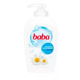 Baba folyékony krémszappan, antibakteriális teafaolajjal, pumpás, 250 ml