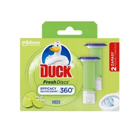 Duck Fresh Discs WC-öblítő korong utántöltő Lime utántöltő 2x36ml