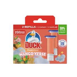 Duck Fresh Discs WC-öblítő korong utántöltő Mango-Verse utántöltő 2x36ml