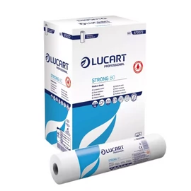 Lucart Strong 80 bakteriosztatikus orvosi lepedő 2 rétegű, hófehér, 60cm, 80m (Karton - 6 tekercs)