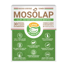 Tartósítószer- és Illatmentes Mosólap 30 mosásra