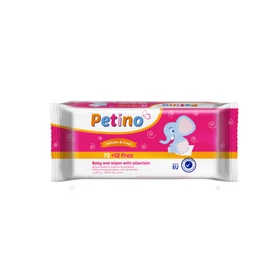 Petino nedves törlőkendő 84 db/csomag