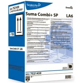 Diversey Suma Combi+ SP LA6 gépi mosogatószer öblítő adalékanyaggal, 10 L
