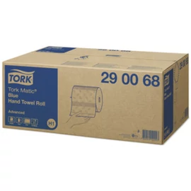 TORK 290068 Matic Soft Advanced tekercses kéztörlő papír, 2 rétegű, 19-es, kék (150 méter/tekercs, 6 tekercs/karton)