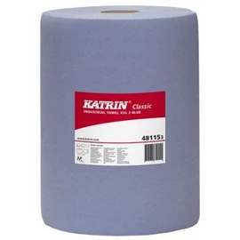 KATRIN 48115 Classic XXL2 ipari törlőpapír, extra erős 2 rétegű, 28-as, perforált, kék (500 lap/guriga, 190 méter/guriga) - ÖKO