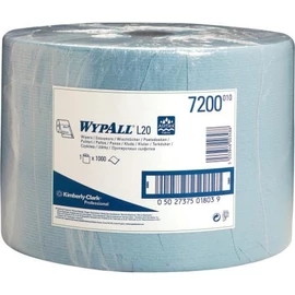 KC 7200 WypAll L10 Extra+ ipari törlőpapír, Airflex technológia, 1 rétegű, kék (1000 lap/guriga)