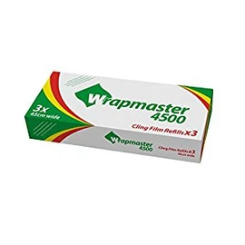 Wrapmaster 4500 PVC fólia, 45 cm széles (300 méter/tekercs, 3 tekercs/doboz)