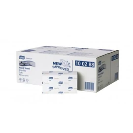 TORK 100288 Xpress Soft Multifold Premium hajtogatott kéztörlő papír, 2 rétegű, 21x34 cm/lap, fehér (110 lap/csomag, 21 csomag/karton)