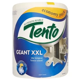 Tento Giant XXL konyhai papírtörlő, 2 rétegű, 100% cellulóz, fehér (326 lap/guriga, 75 méter/guriga, 6 guriga/zsugor)