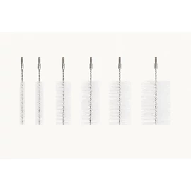 KOBRA csőtisztító kefe, PBT sörtével, rozsdamentes acél sodronyszárral, 60x100mm,  FEHÉR