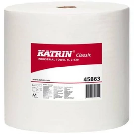 KATRIN 45863 ipari kéztörlő papír, 2 rétegű, 28-as, hófehér (1040 lap/guriga, 260 méter/guriga)