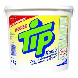 Tip Kombi Professional zsíroldó-fertőtlenítő kézi mosogatópor, 4 kg