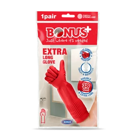 Bonus extra hosszú gumikesztyű, 56 cm, vastag és erős markolattal