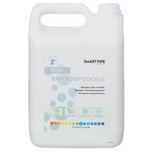 SmartPipe BioTroop OdorEX, 5L  Használatra kész biológiai eredetű szagtalanító