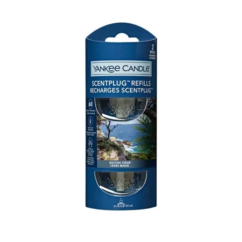 Yankee Candle® Bayside Cedar elektromos légfrissító utántöltő (2 db)