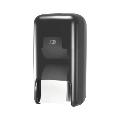 Tork 558042 OptiServe belsőmag nélküli 2 tekercses toalettpapír adagoló, fekete, T7