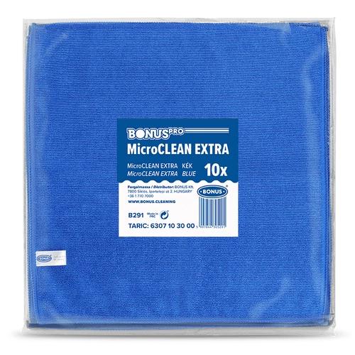BonusPRO MicroCLEAN Extra kendő kék 40x40cm (10db/csomag)