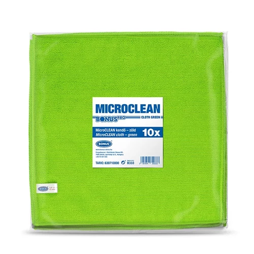 BonusPro mikroszálas kendő ZÖLD 32x32cm (10 db/csomag)