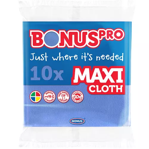 BonusPro Maxi törlőkendő KÉK 10db/csomag