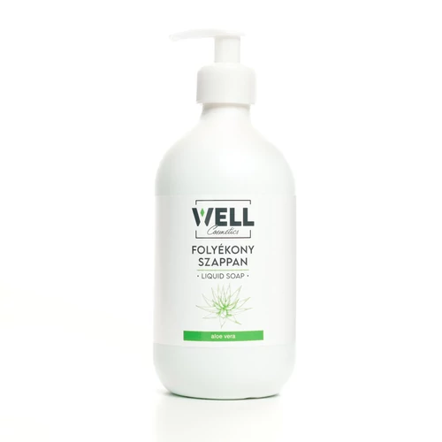 Well Cosmetics folyékony krémszappan aloe vera illatú 500 ml
