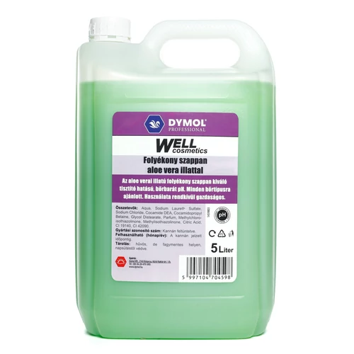Well krémszappan aloe vera illatú 5 L