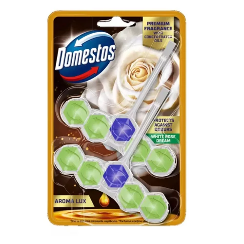 Domestos Aroma Lux WC-frissítő  2x50g White Rose Dream