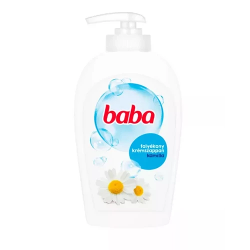 Baba folyékony krémszappan, antibakteriális teafaolajjal, pumpás, 250 ml