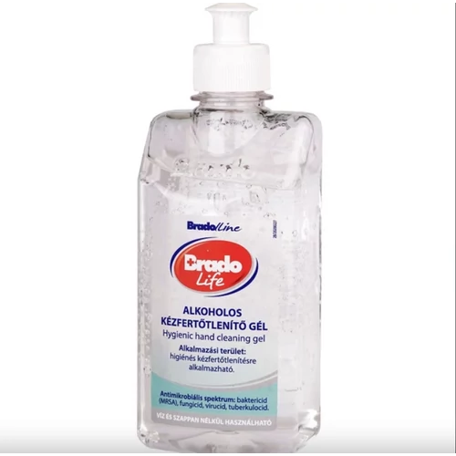 Brado Life alkoholos kéz fertőtlenítő gél 300ml