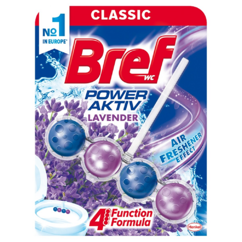 Bref Power Aktiv toalettfrissítő, Lavender (levendula), 50 g