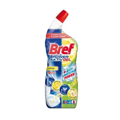 Bref Power Aktív Wc tisztító gél 700ml lemon