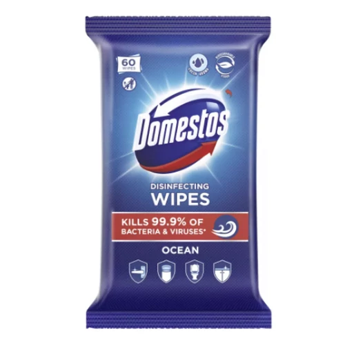 Domestos higiénikus törlőkendő (60 db/csomag)