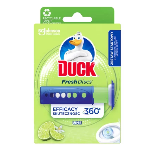 Duck Fresh Discs Lime toalettfrissítő gél, 36 ml