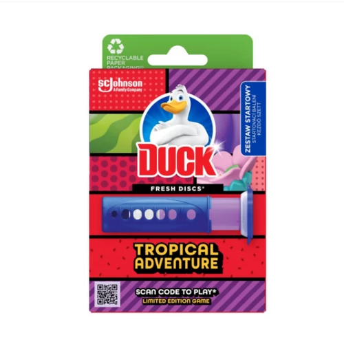 Duck Fresh Discs WC-öblítő korong utántöltő Tropical  Adventure utántöltő 36ml