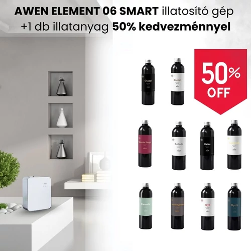 AWEN Element 06 smart illatosító gép + 1 db illatanyag 50% kedvezménnyel