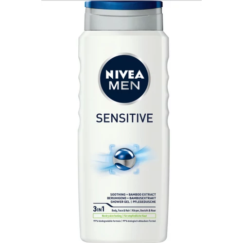 NIVEA Men Sensitive 500 ml nyugtató tusfürdő