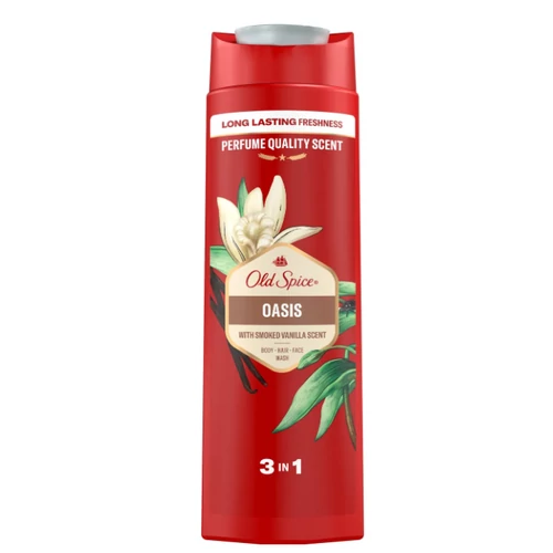 Old spice Oasis Tusfürdő és sampon 3in1 400ml