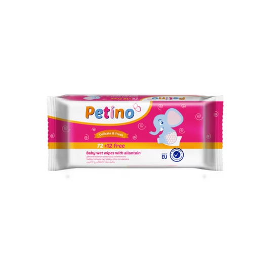 Petino nedves törlőkendő 84 db/csomag