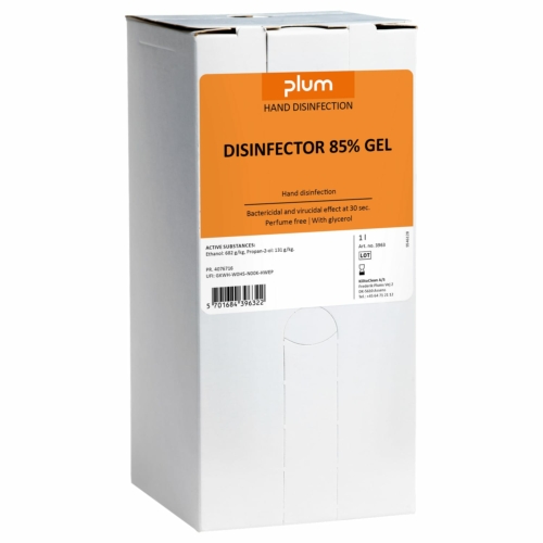 Plum Disinfector 85% kézfertőtlenítő gél 1000 ml bag-in-box