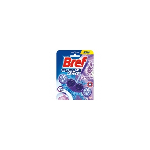 Bref Purple Activ toalettfrissítő golyók, Lavender (levendula), 50 g
