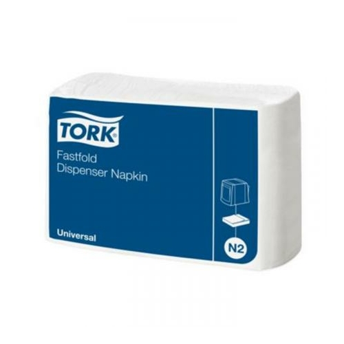 TORK 10933 Fastfold Universal adagolós szalvéta, 1 rétegű, 24x30 cm (1/2-es hajtogatással: 8x12 cm), fehér (300 lap/csomag, 36 csomag/karton)
