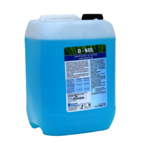 HC D-Sol folyékony fertőtlenítő- és tisztítószer koncentrátum, 5 kg