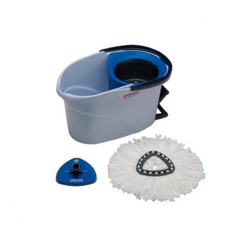 VILEDA UltraSpin Mini Starter Kit indítókészlet (vödör + mop), szürke-kék