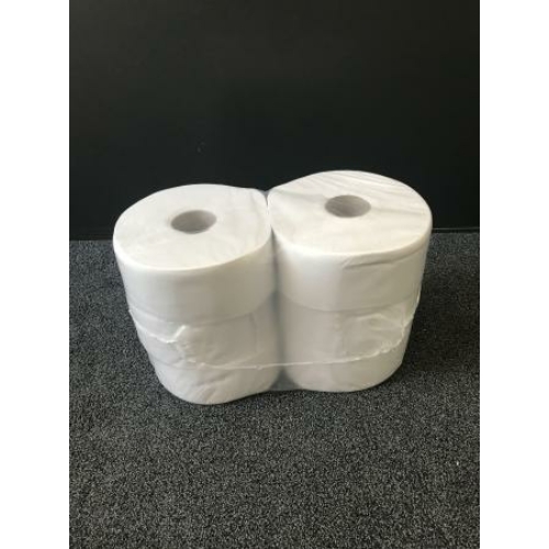 RLP közületi toalettpapír, 2 rétegű, 23 cm átmérőjű, 100% cellulóz, hófehér (170 méter/guriga, 6 guriga/zsugor)