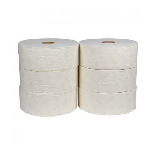 Toalettpapír, 2 rétegű, 26-os, 80% cellulóz, natúr (6 guriga/zsugor)